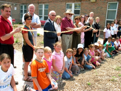 Mayor John Rodriguez Commissions St. David Catholic School Yard