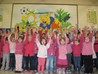 St. John Students Stand Up Against Bullying and Wear Pink!