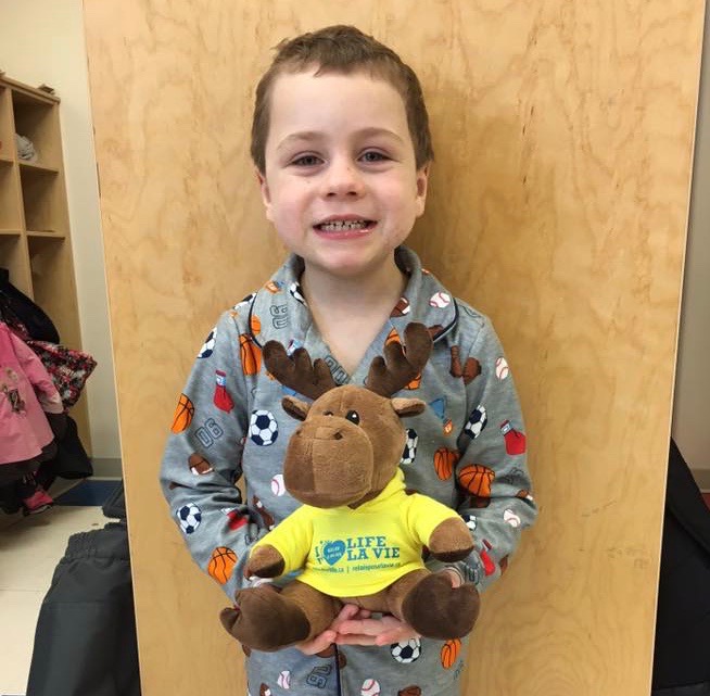 Grade One Student – Stronger than Cancer!